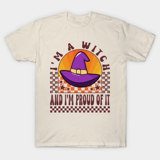 Halloween Witch Hat I'm A Witch T-Shirt